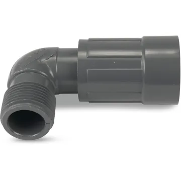 Rain Bird złączka RB1200 Śrubunek kątowy 90° PVC 1" GZ x GW 10bar szary