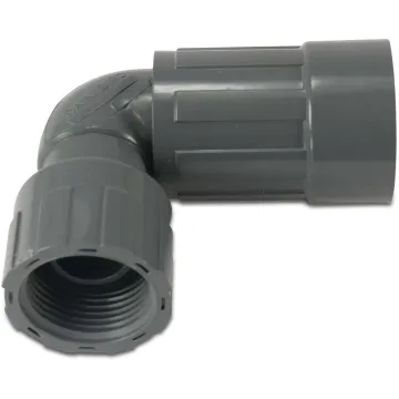Rain Bird złączka RB1200 Śrubunek kątowy 90° PVC 1" GW 10bar szary