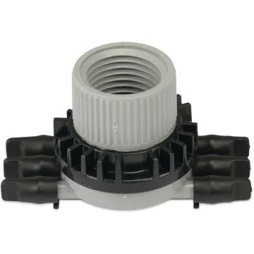 Rain Bird EMT-6X Dozownik 6-drożny tworzywo sztuczne 1/2" x 6 mm GW x karbowane 3,5bar czarny