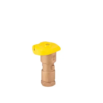 Hunter Q3RC Zawór pionowy mosiądz 3/4" GW żółty
